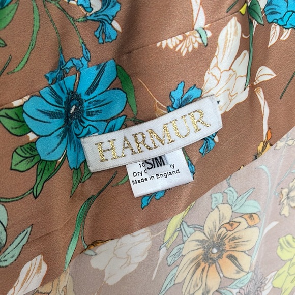 Harmur Floral Open Back Midi Dress - Picture 3 of 3